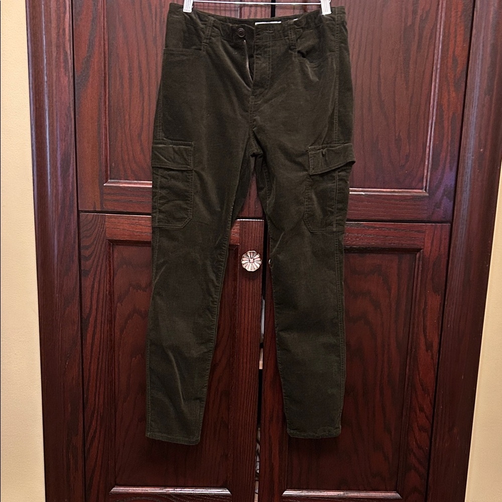 Vince Dark Olive Cargo Pants for Men